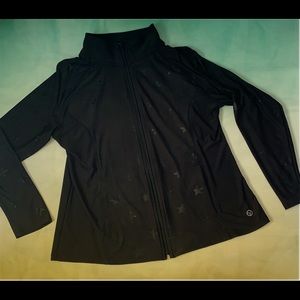 ⭐️Star print NWOT workout jacket!⭐️